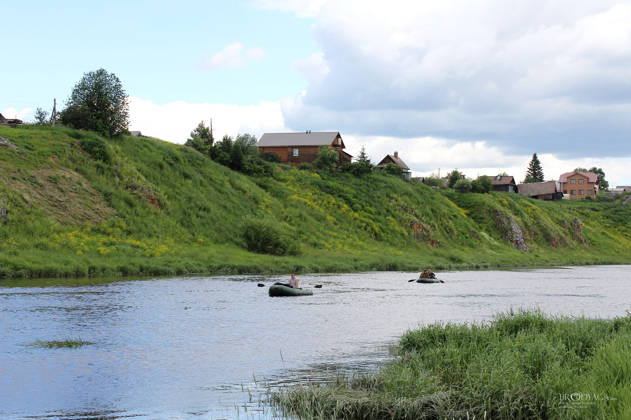 река Чусовая, село Слобода (Sloboda)